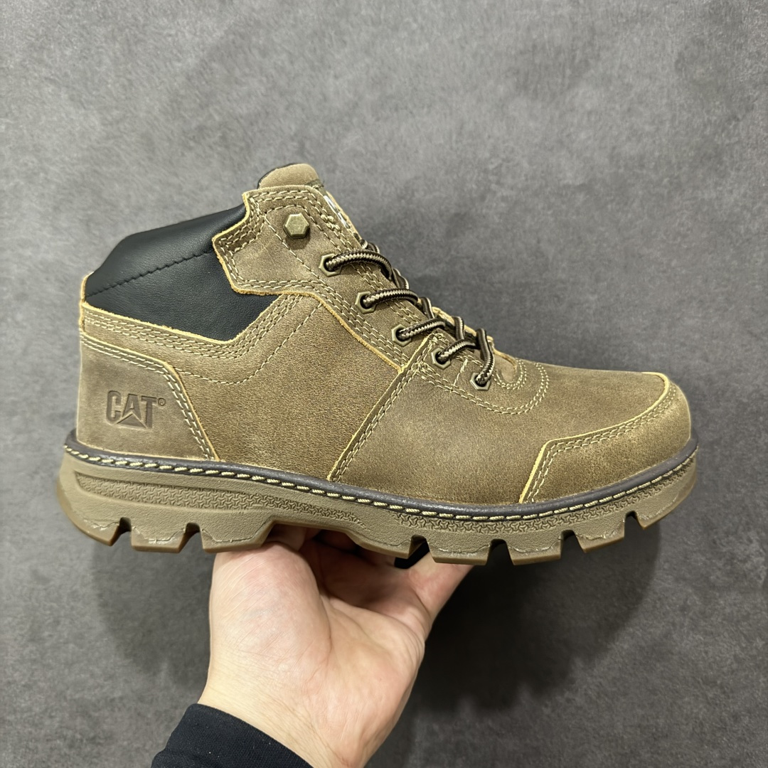 【广东纯原版】美国原装FOOTWEAR/CAT卡特#724390高邦保暖休闲复古潮鞋天猫同款军靴卡特工装鞋复古高帮马丁靴雪地靴工装靴 原装渠道秒杀市面所有版本秋冬季 进口头层油蜡牛皮 橡胶大底 出口外贸订单 鞋子细节跟正品一摸一样无差别 固特异工艺 牢固百搭好看 尺码：39 40 41 42 43 44 (皮鞋码)-选品中心