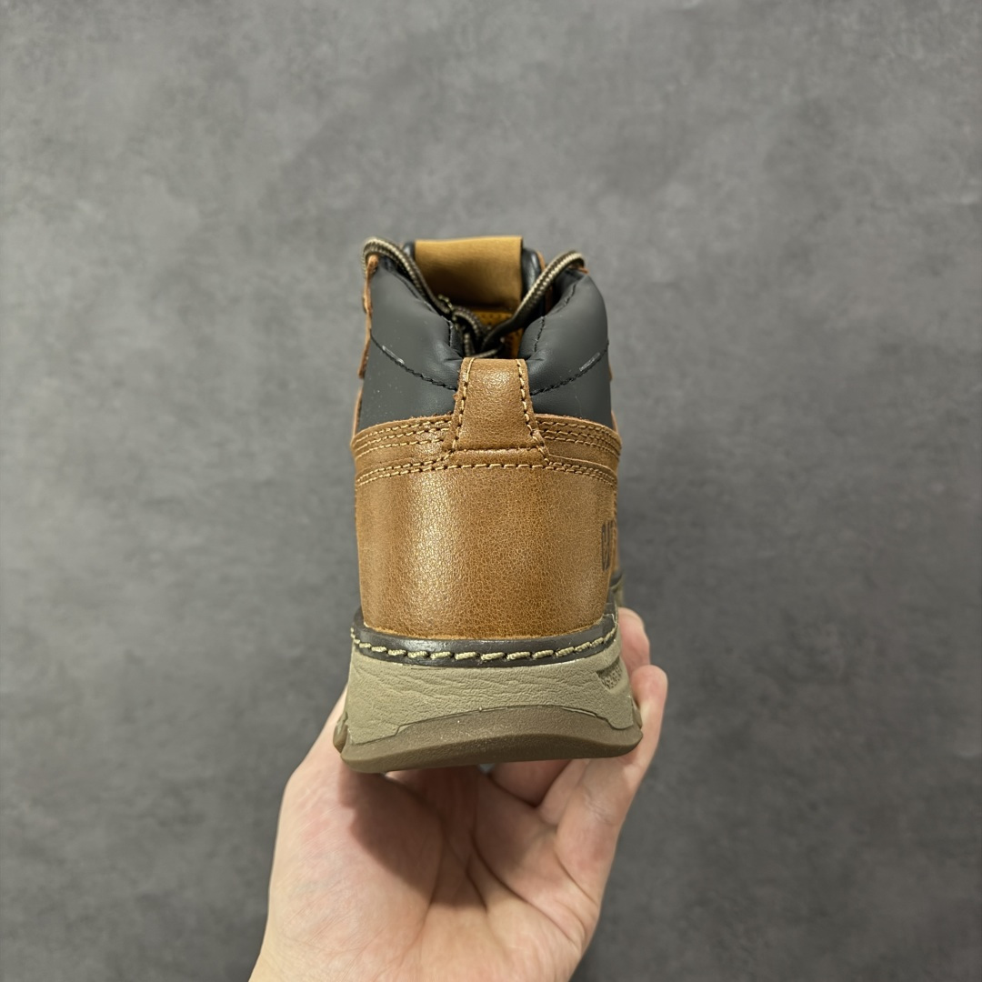 图片[4]-【纯原版】美国原装FOOTWEAR/CAT卡特#724390高邦保暖休闲复古潮鞋天猫同款军靴卡特工装鞋复古高帮马丁靴雪地靴工装靴 原装渠道秒杀市面所有版本秋冬季 进口头层油蜡牛皮 橡胶大底 出口外贸订单 鞋子细节跟正品一摸一样无差别 固特异工艺 牢固百搭好看 尺码：39 40 41 42 43 44 (皮鞋码)-选品中心