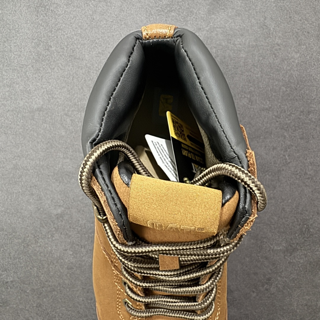 图片[7]-【纯原版】美国原装FOOTWEAR/CAT卡特#724390高邦保暖休闲复古潮鞋天猫同款军靴卡特工装鞋复古高帮马丁靴雪地靴工装靴 原装渠道秒杀市面所有版本秋冬季 进口头层油蜡牛皮 橡胶大底 出口外贸订单 鞋子细节跟正品一摸一样无差别 固特异工艺 牢固百搭好看 尺码：39 40 41 42 43 44 (皮鞋码)-选品中心