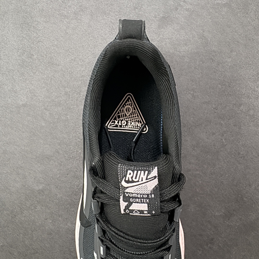 图片[7]-【公司级】Nike VOMERO 18 GTX 耐克 舒适减震防滑 低帮跑步鞋 全掌ReactX泡绵中底 前掌和后跟还配备了Air Zoom气垫单元 据说跑起来更快更舒适哦 这次最大的升级点 首次引入了ReactX泡绵 货号：HQ7002-003 尺码：36-41带半码-选品中心