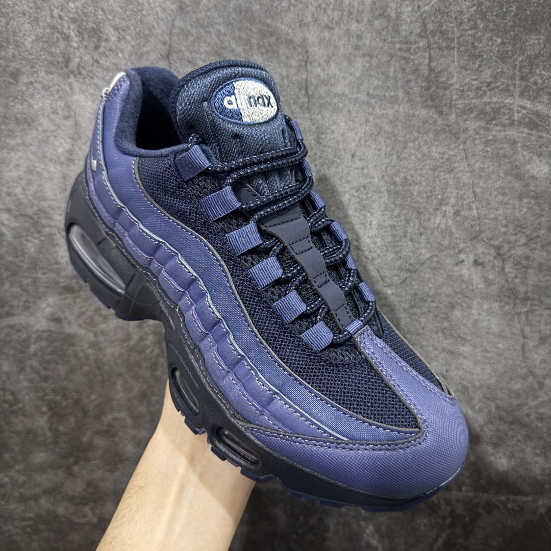 图片[3]-【KZ2.0版本】Nike Air Max 95 黑蓝 货号：IB1667-500 纯原大厂生产线出品 原厂材料 原厂楦头 市场正确版本 区分错版 尺码：40 40.5 41 42 42.5 43 44 44.545 46 47.5 48 48.5-选品中心