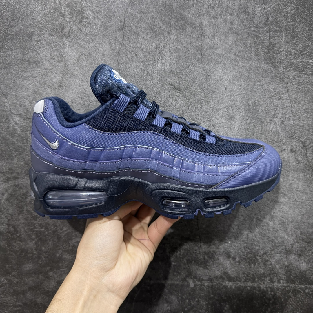 【KZ2.0版本】Nike Air Max 95 黑蓝 货号：IB1667-500 纯原大厂生产线出品 原厂材料 原厂楦头 市场正确版本 区分错版 尺码：40 40.5 41 42 42.5 43 44 44.545 46 47.5 48 48.5-选品中心