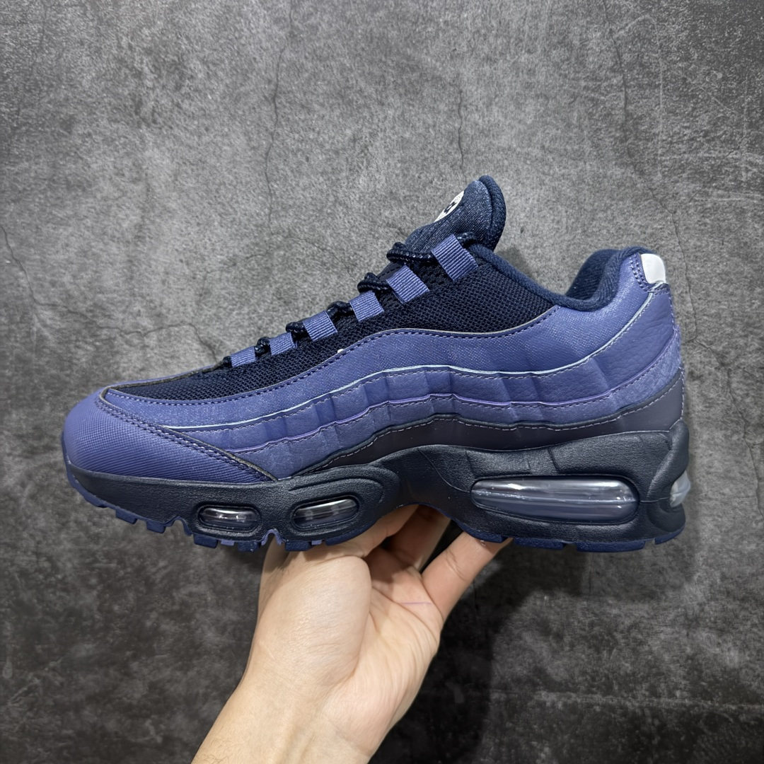 图片[2]-【KZ2.0版本】Nike Air Max 95 黑蓝 货号：IB1667-500 纯原大厂生产线出品 原厂材料 原厂楦头 市场正确版本 区分错版 尺码：40 40.5 41 42 42.5 43 44 44.545 46 47.5 48 48.5-选品中心