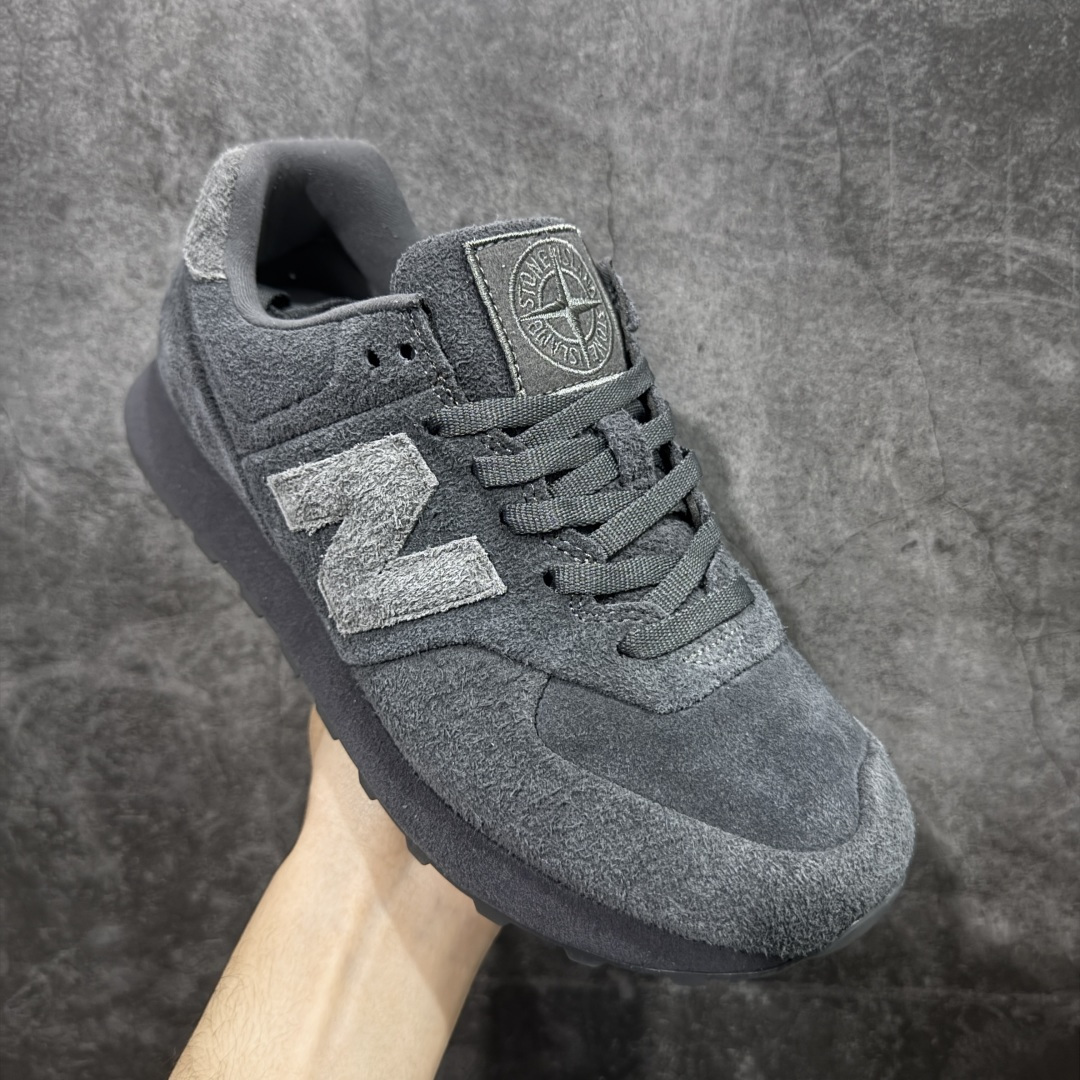 图片[3]-【公司级】STONE ISLAND x New Balance NB 574 LEGACY Ghost 复古运动跑步鞋 采用猪巴革组合网织物鞋面材质 全新4层组合独立私模大底 货号：U574BST1 尺码：36 36.5 37.5 38 38.5 39 40 40.5 41.5 42 42.5 43 44 45-选品中心