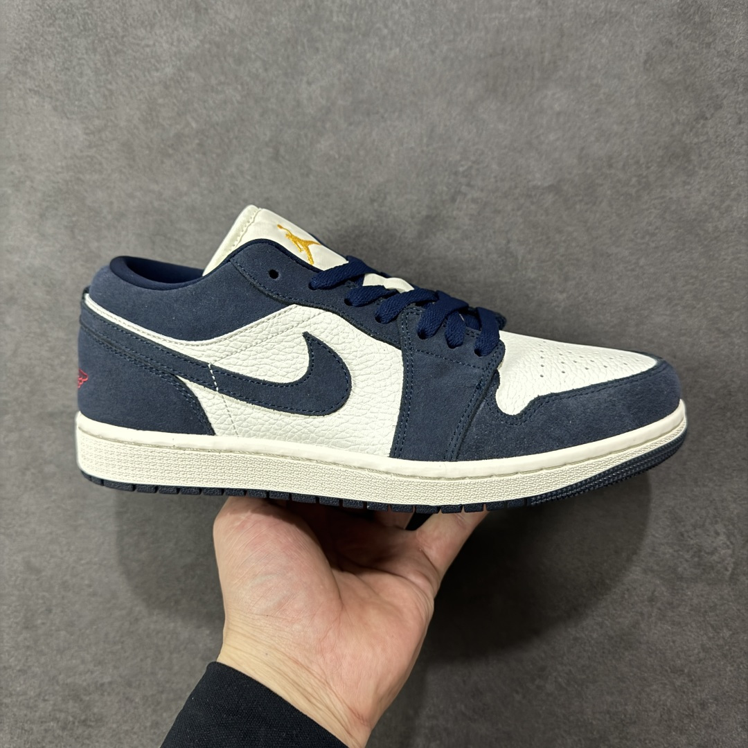 【K版纯原】Air Jordan AJ1 Low 低帮 IO7448-400 全新流水线出品 市场第二梯队最强版 全部原鞋开发 原楦原纸板开发 全鞋电脑针车 原厂内置全掌气垫 原盒内在原标 唯一Zp原版鞋带绑法 免检产品 全新2022版型 全头层皮料 完美零毛边处理 原厂配置全掌气垫 价格定位良心 新配色陆续出货 尺码：36-46-选品中心