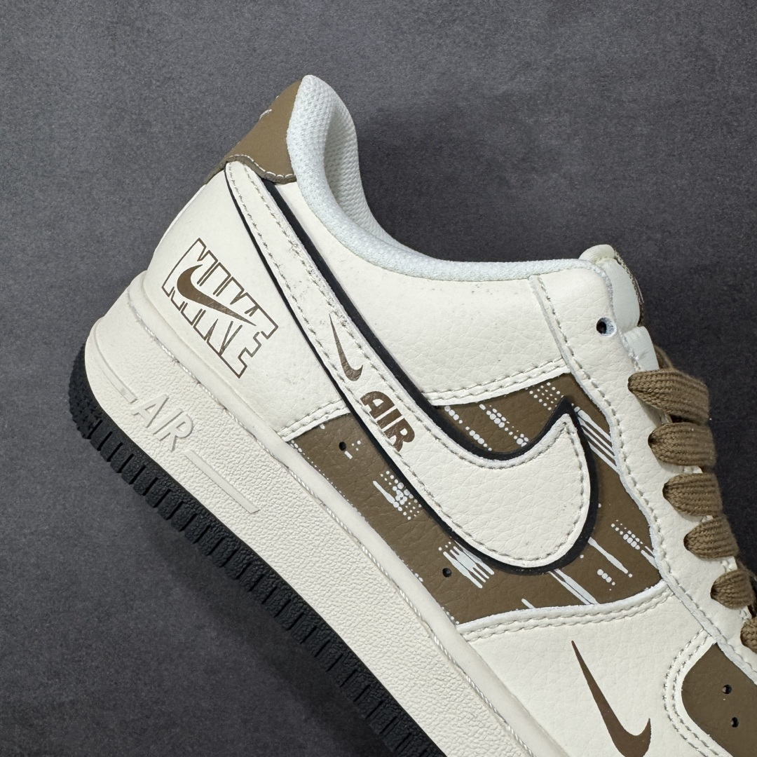 图片[6]-【定制版】Nike Air Force 1 \’07 Low “NIKE联名——米白棕” 高端定制 低帮休闲板鞋 定制鞋盒 大厂纯原品质出货 超高清洁度 皮料切割干净无任何毛边 细节完美 货号：XD9314-618 尺码： 36 36.5 37.5 38 38.5 39 40 40.5 41 42 42.5 43 44 44.5 45-选品中心