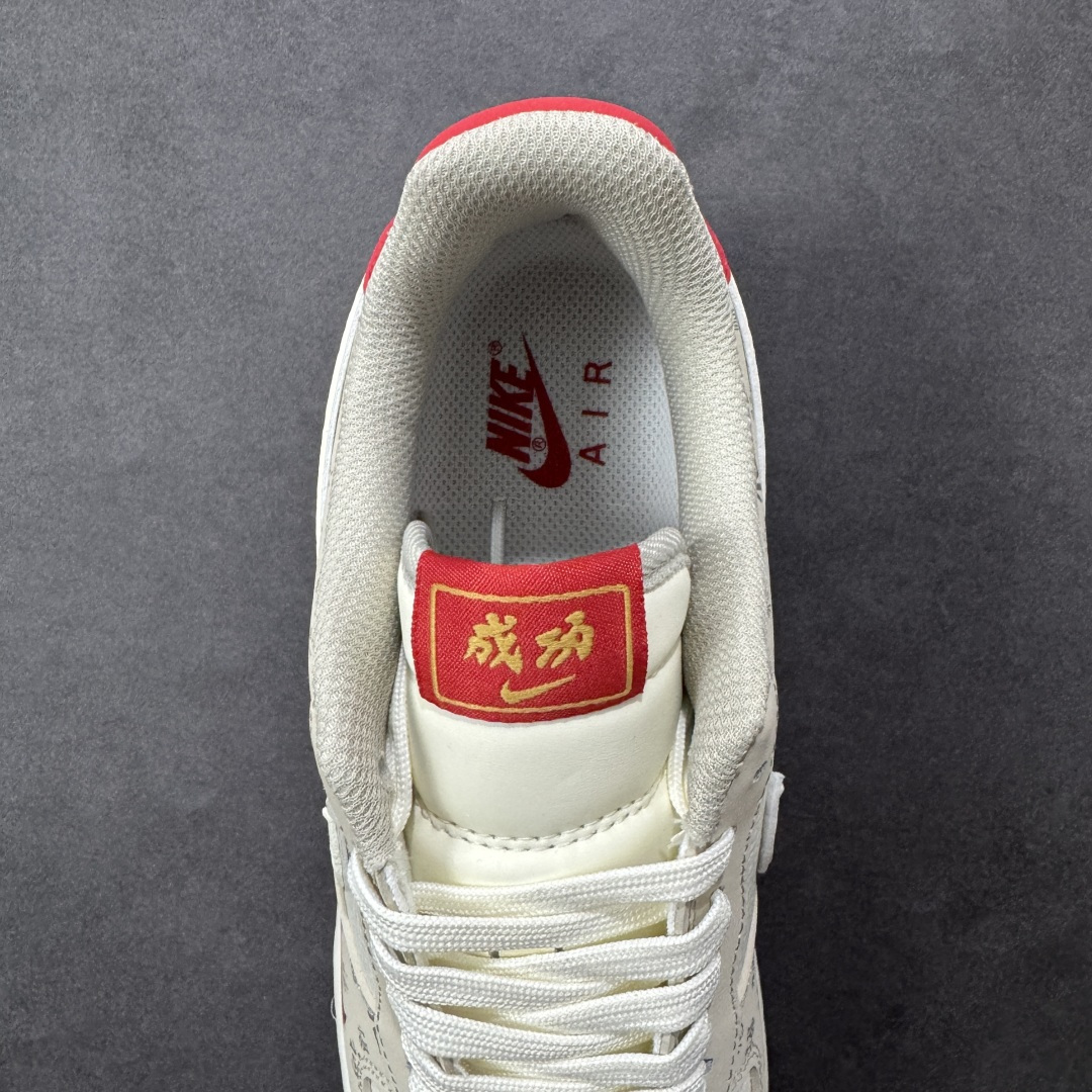 图片[7]-【定制版】NIke Air Force 1 \’07 Low “马年限定–福韵米红” 空军一号低帮 运动鞋 休闲鞋 折边针车 工艺难度大 原楦头原纸板 高端定制鞋盒 原厂鞋底 超高清洁度 细节完美 货号：NH0601-502 尺码：36 36.5 37.5 38 38.5 39 40 40.5 41 42 42.5 43 44 44.5 45 编码：HXSB310320-选品中心