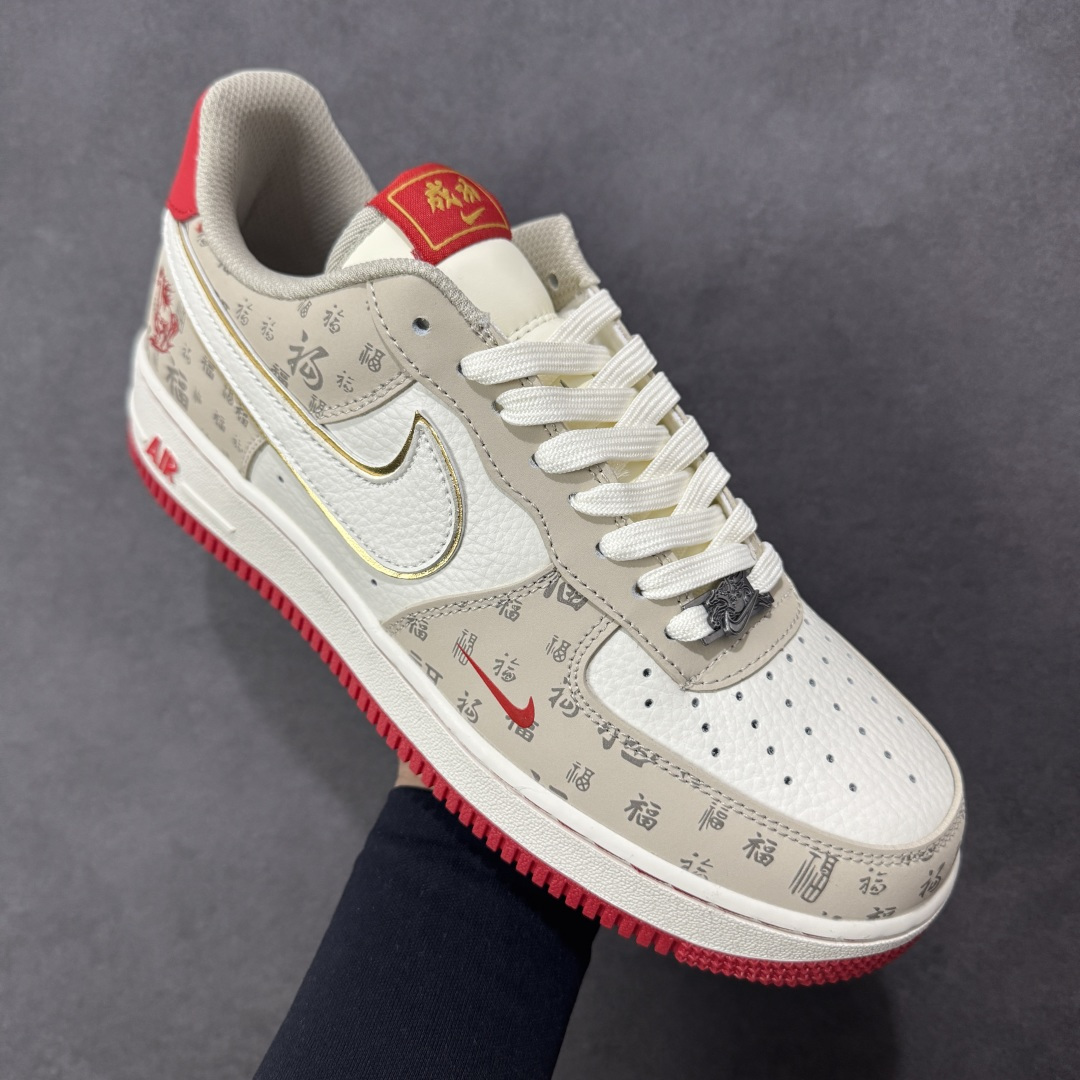 图片[3]-【定制版】NIke Air Force 1 \’07 Low “马年限定–福韵米红” 空军一号低帮 运动鞋 休闲鞋 折边针车 工艺难度大 原楦头原纸板 高端定制鞋盒 原厂鞋底 超高清洁度 细节完美 货号：NH0601-502 尺码：36 36.5 37.5 38 38.5 39 40 40.5 41 42 42.5 43 44 44.5 45 编码：HXSB310320-选品中心