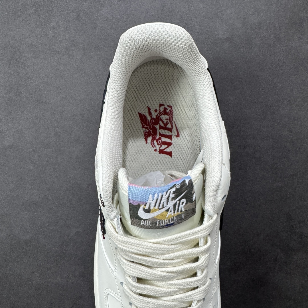 图片[7]-【定制版】NIke Air Force 1 \’07 Low “马年限定——经典黑飞马”空军一号 低帮 运动鞋 休闲鞋 折边针车 工艺难度大 原楦头原纸板 原装鞋盒 定制五金配件 内置全掌气垫 原厂鞋底 货号：DD1982-347 尺码：36 36.5 37.5 38 38.5 39 40 40.5 41 42 42.5 43 44 44.5 45-选品中心