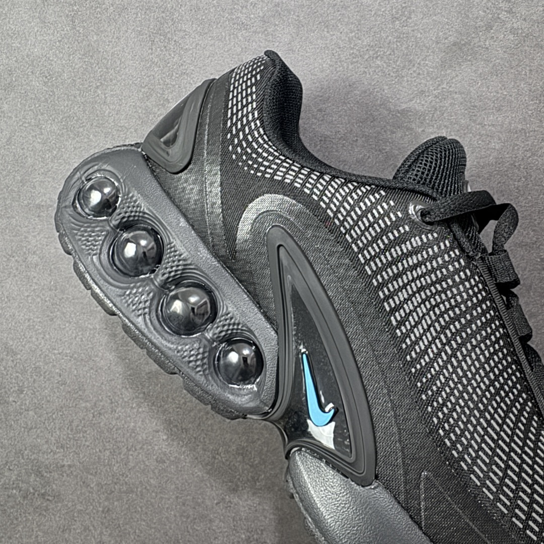 图片[6]-【纯原YH版】Nike Air Max Dn 舒适耐用 防滑耐磨 低帮 生活休闲鞋 今年 Air Max Day，搭载 “Dynamic Air”技术的 Nike Air Max Dn 首次亮相，四个分区圆形开窗气垫带来极高的辨识度。采用“Dynamic Air”技术加持，不仅具备着充满科技感的外观，更具备着优越的穿着质感。TPU 拱形稳定片为中足提供结构支撑，搭配后跟 TPU 贴片起到支撑跟腱的作用。注入式 Phylon 泡绵包裹 Air 气垫单元，适合街头行走的橡胶大底则包裹足跟部位，提供抓地力和耐穿性。 货号：IH4463-001 尺码：36 37.5 38 39 40 41 42 43 44 45-选品中心