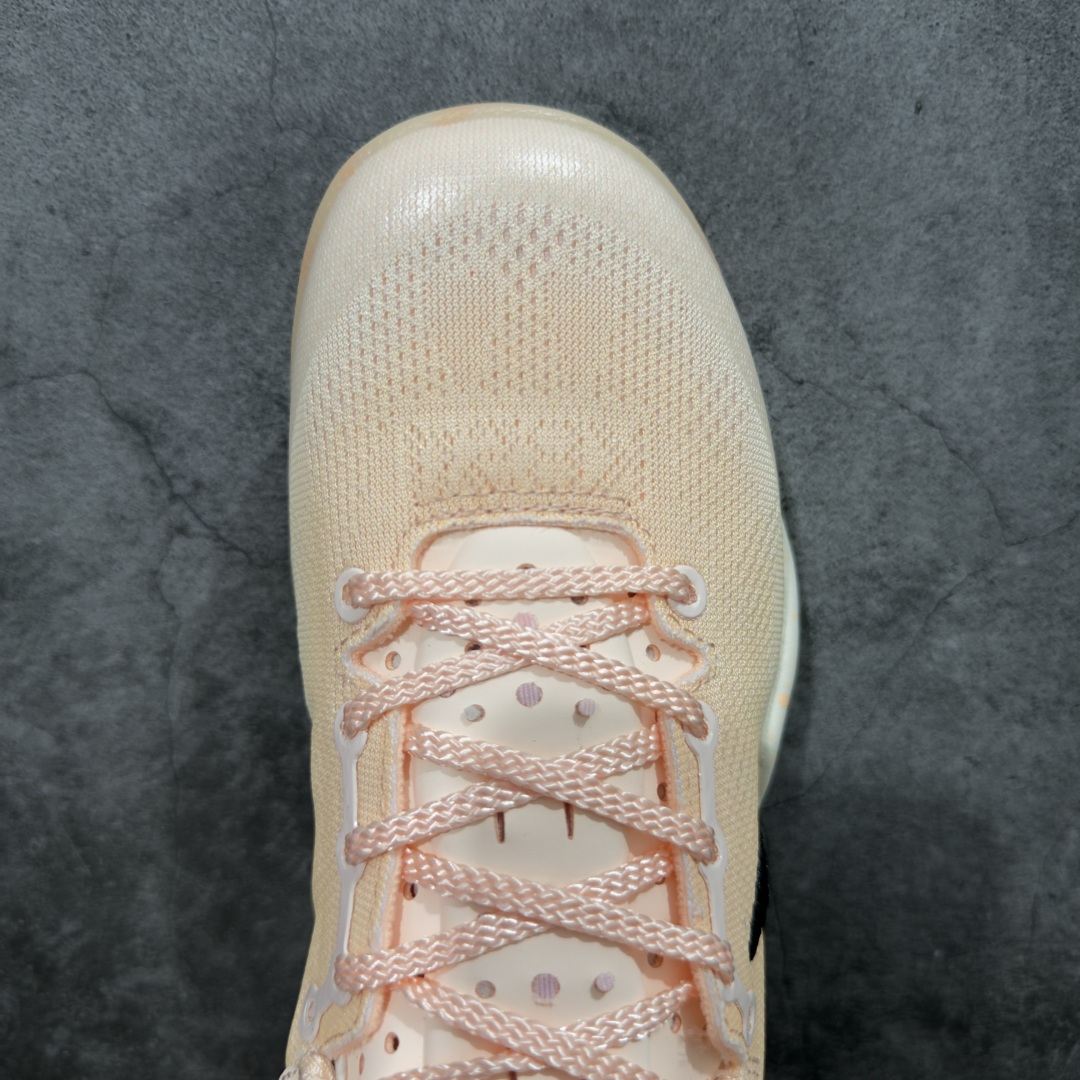 图片[5]-【CK纯原版】Nike Zoom Kobe Ⅷ System 科比8代 男子实战篮球鞋 EYBL 蜜桃粉 HQ3138-800 鞋垫升级配备超厚PHYLON中底 前后掌部位搭载Zoom气垫单元 塑料碳纤维支撑中板 KOBE VII体系的速度模块配备了 PHYLON 中底和在前后掌部位的 Zoom气垫单元，提供快速响应的缓冲。同时，采用低帮弹力鞋口设计，使鞋子能够紧贴脚踝提供更好的支撑。速度模块采用贴合脚面的舒适包裹设计，摒弃传统的鞋舌和鞋内套，使球鞋更加轻质。 尺码：39-47.5-选品中心
