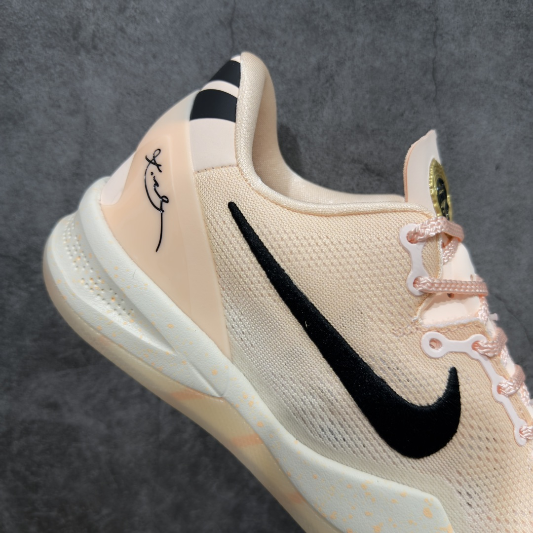 图片[7]-【CK纯原版】Nike Zoom Kobe Ⅷ System 科比8代 男子实战篮球鞋 EYBL 蜜桃粉 HQ3138-800 鞋垫升级配备超厚PHYLON中底 前后掌部位搭载Zoom气垫单元 塑料碳纤维支撑中板 KOBE VII体系的速度模块配备了 PHYLON 中底和在前后掌部位的 Zoom气垫单元，提供快速响应的缓冲。同时，采用低帮弹力鞋口设计，使鞋子能够紧贴脚踝提供更好的支撑。速度模块采用贴合脚面的舒适包裹设计，摒弃传统的鞋舌和鞋内套，使球鞋更加轻质。 尺码：39-47.5-选品中心