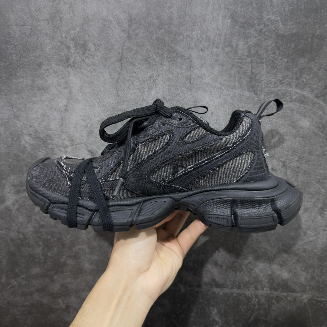 图片[2]-【XA版本】BALENCIAGA 3XL Sneakers 巴黎世家十代网布系带低帮走秀复古老爹鞋 全套原纸板楦头开发 最原汁原味的灵魂版型 全鞋荧光划线卡点 胶水把控整洁度追求极致完美 每一双都是工艺品 多重QC质检 超越公司货的品控标准 实实在在的免检产品 原盒原配 正确字体电绣 粗细、位置、大小正确 侧边TPU 透气孔匹配意产原版 正确分离大底 TPU软底 原版一致大底LOGO 立体感十足 原厂皮料水洗做旧 采购原厂网纱 不含皮革 网布材料和聚氨酯 磨损效果 鞋头边缘和后帮 Balenciaga 徽标 鞋面和后跟凸印尺码 鞋舌 3XL 橡胶品牌标识和反光细节 鞋帮拉袢和鞋舌拉祥 配反光细节 备用鞋带在鞋履前侧 可在穿着前取下 便于不同造型搭配 偏大一码 尺码：35-46-选品中心