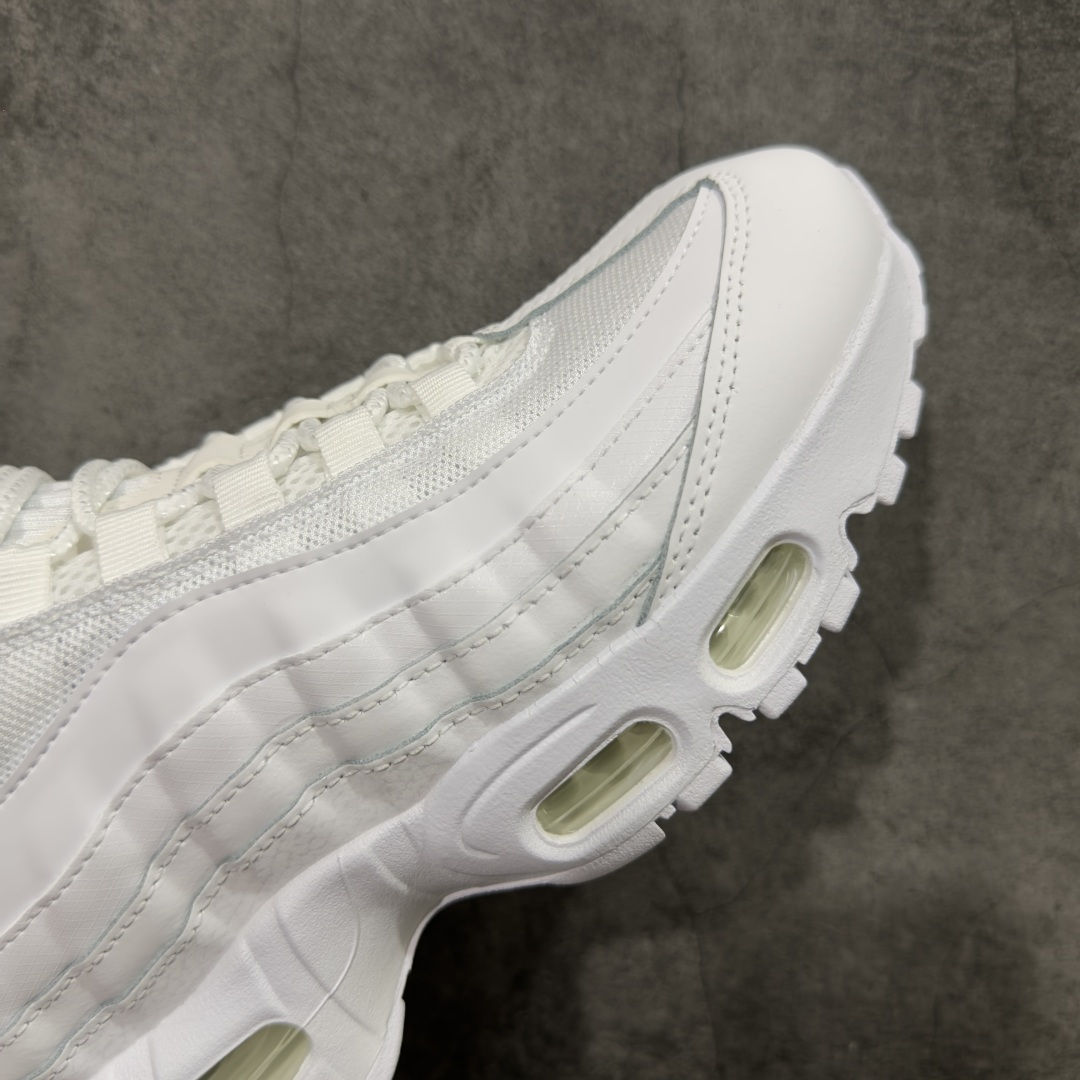 图片[6]-【KZ2.0版本】Nike Air Max 95 纯白 货号：HM8755-100 纯原大厂生产线出品 原厂材料 原厂楦头 市场正确版本 区分错版 尺码：40 40.5 41 42 42.5 43 44 44.545 46 47.5 48 48.5-选品中心