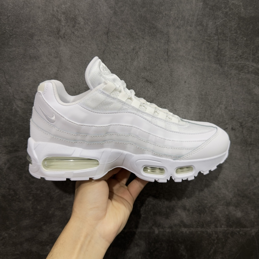 【KZ2.0版本】Nike Air Max 95 纯白 货号:HM8755-100 纯原大厂生产线出品 原厂材料 原厂楦头 市场正确版本 区分错版 尺码:40 40.5 41 42 42.5 43 44 44.545 46 47.5 48 48.5-选品中心