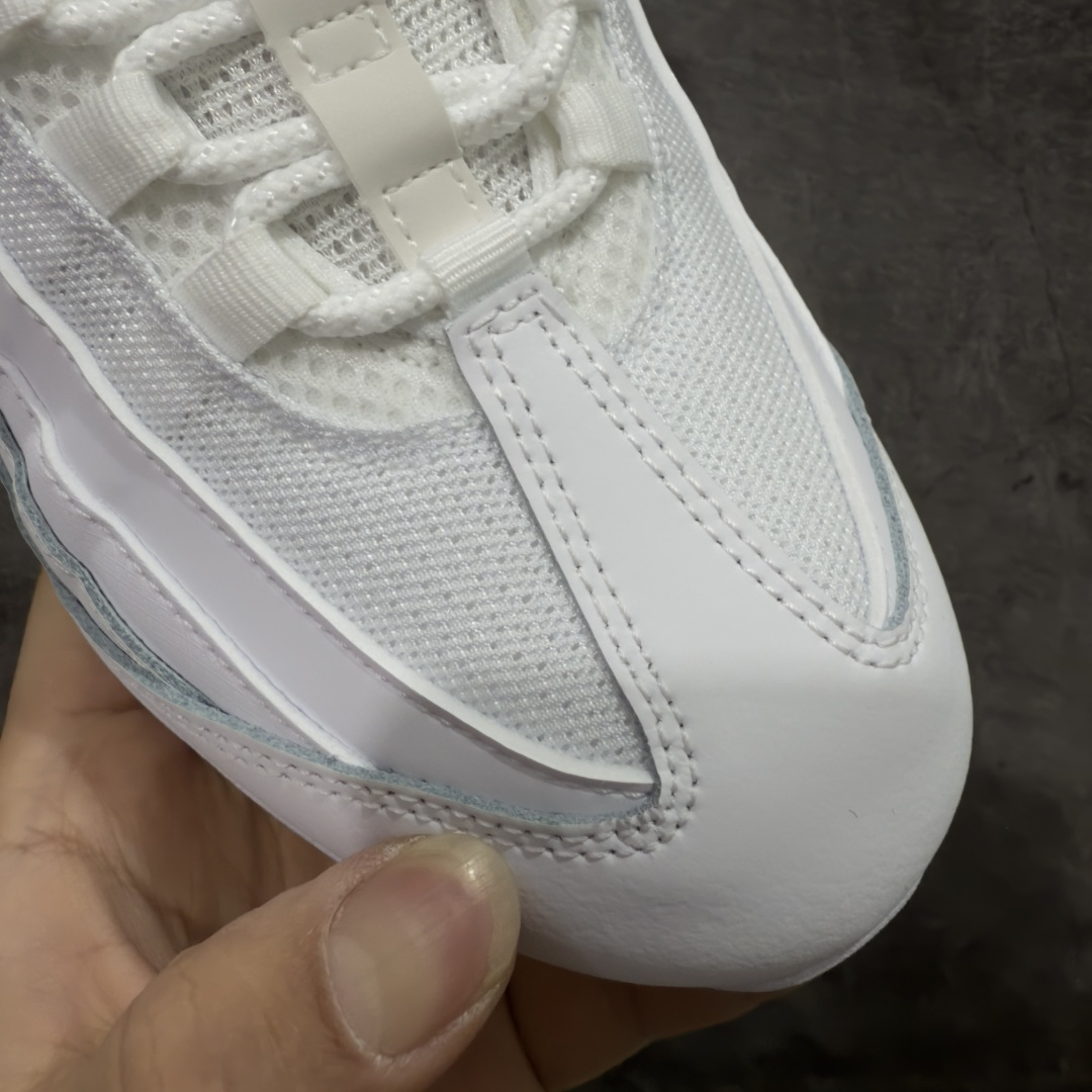 图片[5]-【KZ2.0版本】Nike Air Max 95 纯白 货号：HM8755-100 纯原大厂生产线出品 原厂材料 原厂楦头 市场正确版本 区分错版 尺码：40 40.5 41 42 42.5 43 44 44.545 46 47.5 48 48.5-选品中心