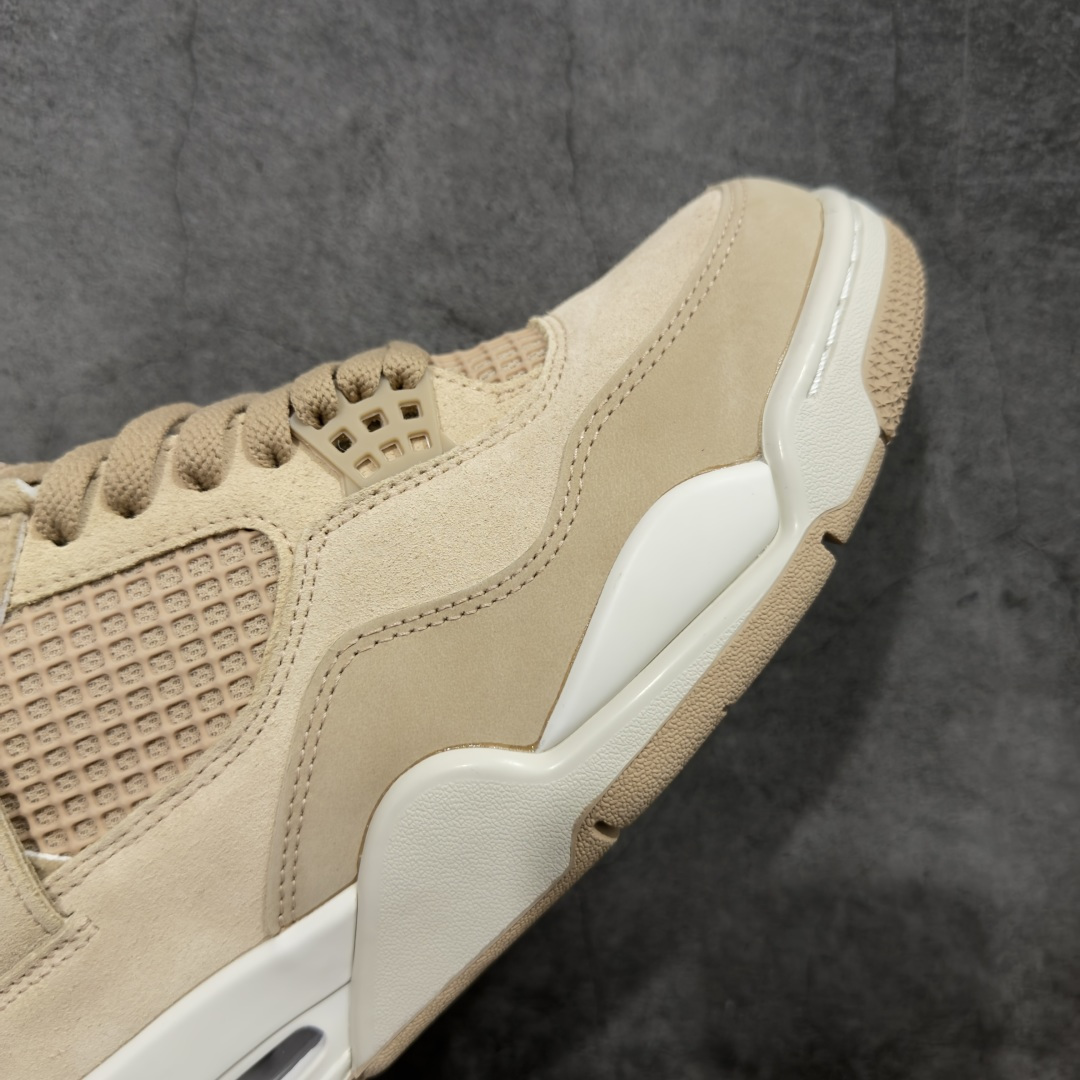 图片[6]-【KZ纯原版】Air Jordan 4 Retro AJ4 乔丹4代沙漠黄 毛绒卡其  原楦原纸板同源开发 完美呈现乔4的版型 内侧正确双色网格 还原细节 正确气垫颜色 正确网格工艺 正确拉帮工艺 全鞋原装材料制作 原档案原模具打造 货号：HV0823-200 尺码：36-48.5-选品中心