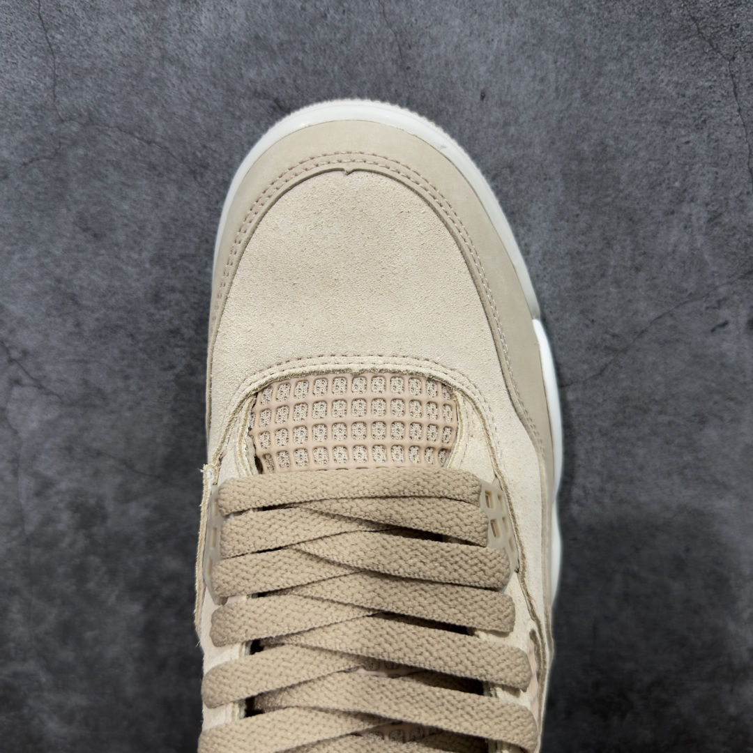 图片[5]-【KZ纯原版】Air Jordan 4 Retro AJ4 乔丹4代沙漠黄 毛绒卡其  原楦原纸板同源开发 完美呈现乔4的版型 内侧正确双色网格 还原细节 正确气垫颜色 正确网格工艺 正确拉帮工艺 全鞋原装材料制作 原档案原模具打造 货号：HV0823-200 尺码：36-48.5-选品中心