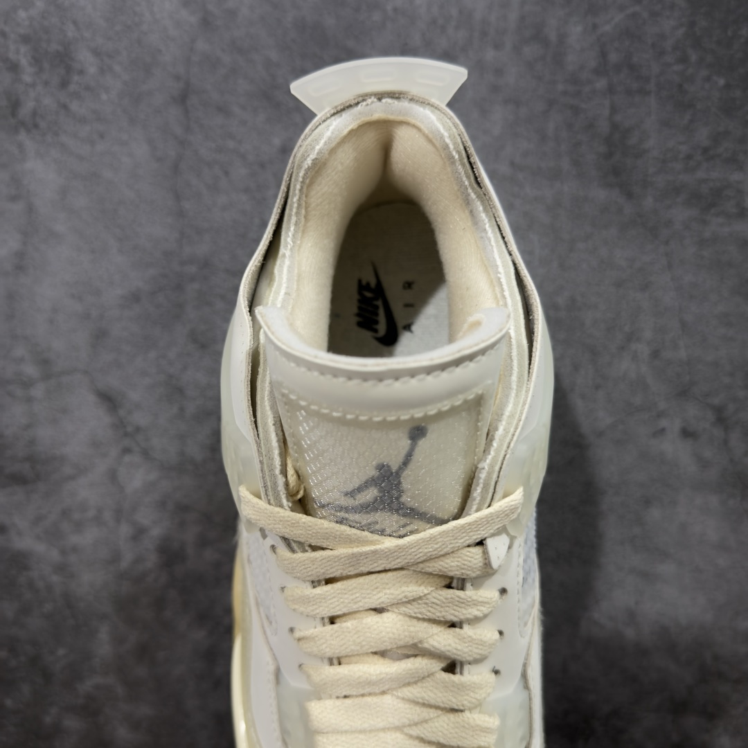 图片[8]-支持放纯原 【KZ纯原】Off White x Air Jordan 4 AJ4白帆CV9388-100 全新品质！ 总结市场各大纯原细节的不足 细节多次打磨修正 超正鞋型 超高清洁度 原厂皮料打造 尺码：70-47.8-选品中心