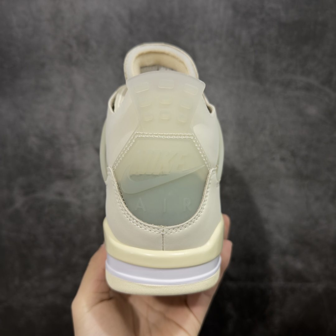 图片[4]-支持放纯原 【KZ纯原】Off White x Air Jordan 4 AJ4白帆CV9388-100 全新品质！ 总结市场各大纯原细节的不足 细节多次打磨修正 超正鞋型 超高清洁度 原厂皮料打造 尺码：70-47.8-选品中心
