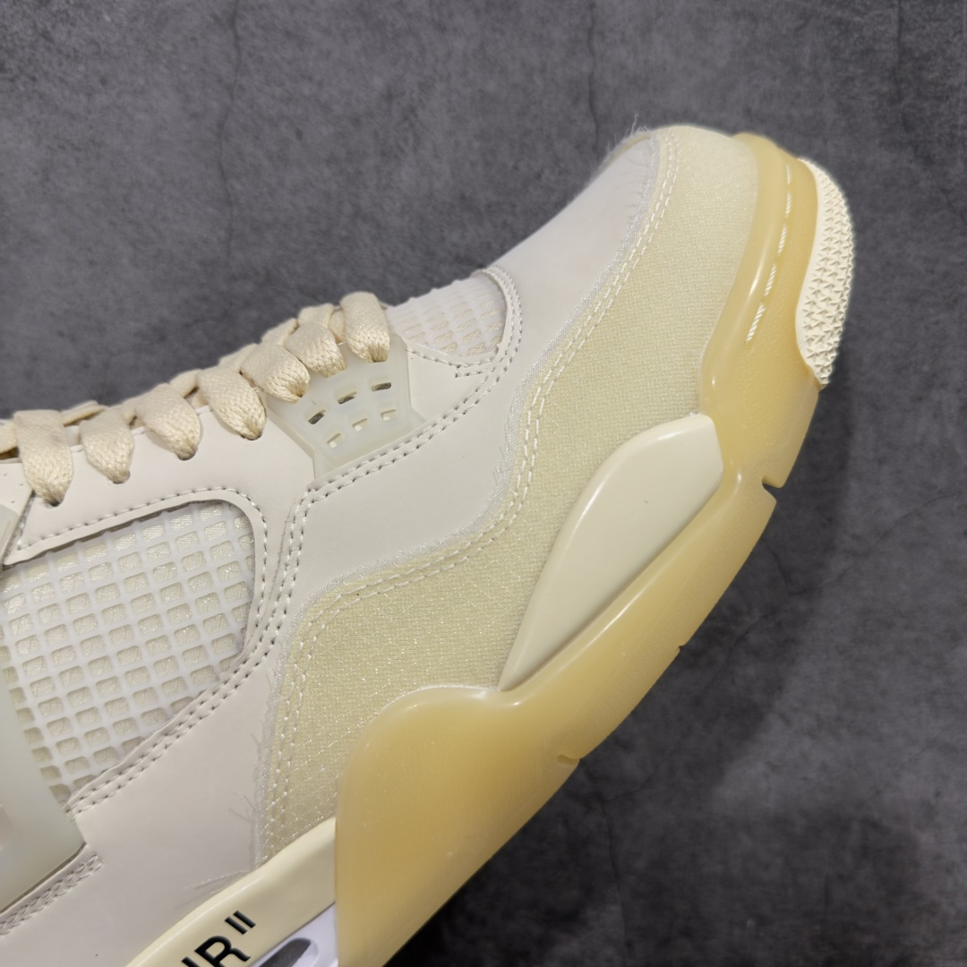 图片[6]-支持放纯原 【KZ纯原】Off White x Air Jordan 4 AJ4白帆CV9388-100 全新品质！ 总结市场各大纯原细节的不足 细节多次打磨修正 超正鞋型 超高清洁度 原厂皮料打造 尺码：70-47.8-选品中心