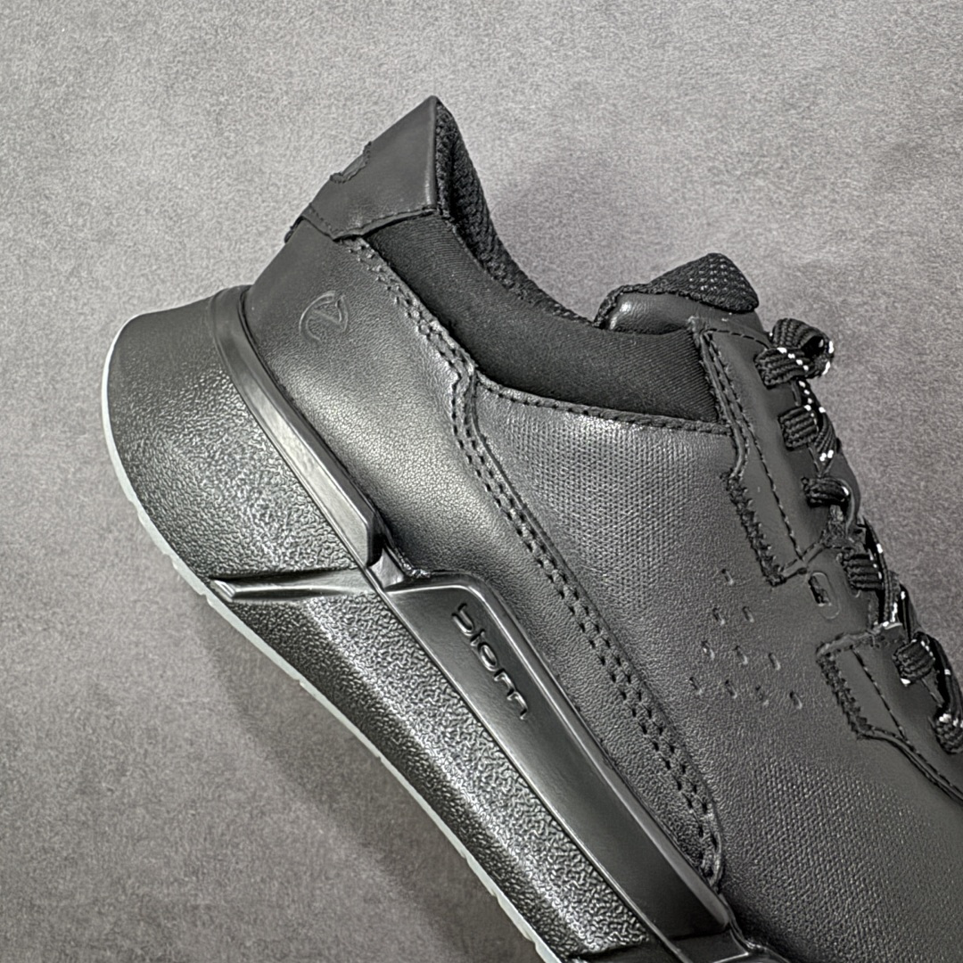 图片[6]-【公司级】ECCO Biom 2025款 爱步 健步 低帮 黑色 圆通系带户外运动登山鞋徒步鞋 经典和现代工艺品质融合 精选小牛皮面料 百搭休闲老爹鞋 舒适性相当不错 版型楦型非常到位上脚 专柜热销款 独有鞋型设计 特有Logo车边 特别有型 北欧风格 舒适 休闲保暖 超弹性 耐磨 减震 按摩大底(PU+TPU 组合） 尺码：39-44 货号：830764-01001 编码：XYB330340-选品中心