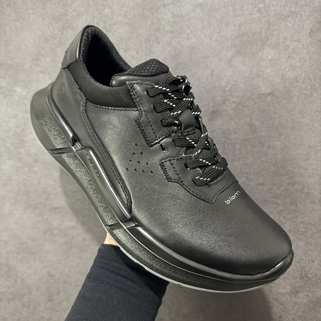 图片[3]-【公司级】ECCO Biom 2025款 爱步 健步 低帮 黑色 圆通系带户外运动登山鞋徒步鞋 经典和现代工艺品质融合 精选小牛皮面料 百搭休闲老爹鞋 舒适性相当不错 版型楦型非常到位上脚 专柜热销款 独有鞋型设计 特有Logo车边 特别有型 北欧风格 舒适 休闲保暖 超弹性 耐磨 减震 按摩大底(PU+TPU 组合） 尺码：39-44 货号：830764-01001 编码：XYB330340-选品中心