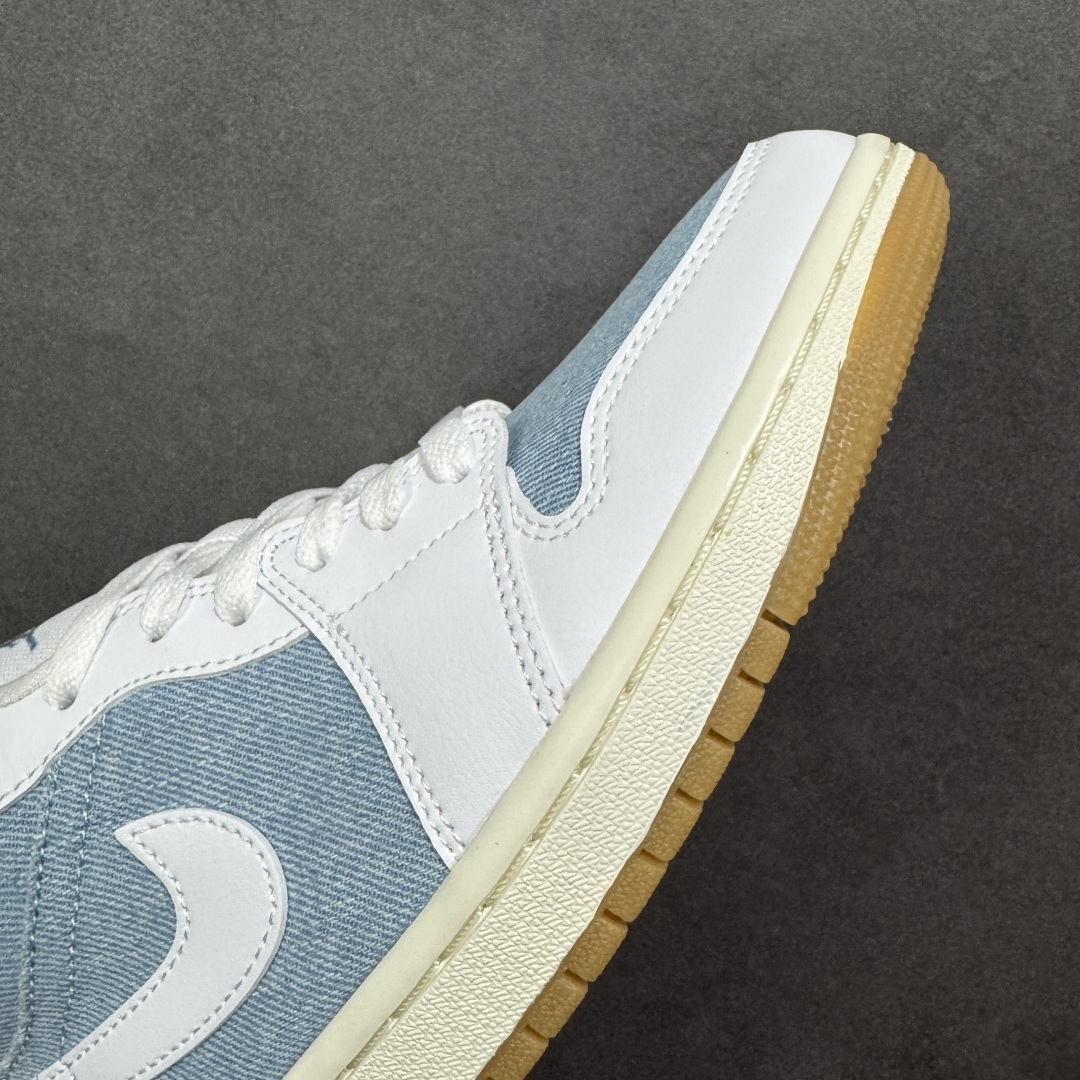 图片[5]-【小dt版本】Air Jordan AJ1 Low 低帮 白蓝牛仔 HQ2004-400 全新流水线出品 DT版本唯一平替选择 市场第二梯队最强版 全部原鞋开发 原楦原纸板开发 全鞋电脑针车 原厂内置全掌气垫 原盒内在原标 唯一Zp原版鞋带绑法 免检产品 全新2022版型 全头层皮料 完美零毛边处理 原厂配置全掌气垫 价格定位良心 尺码：36 36.5 37.5 38 38.5 39 40 40.5 41 42 42.5 43 44 44.5 45 46-选品中心