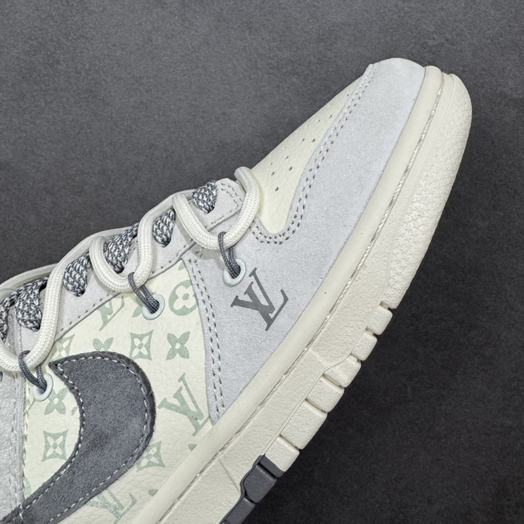 图片[5]-【定制版】Nike SB Dunk Low LV联名绑绳 周年高端定制 低帮休闲板鞋 #定制鞋盒 大厂纯原品质出货 超高清洁度 皮料切割干净无任何毛边 细节完美 货号：CX5050-Y45 尺码：36 36.5 37.5 38 38.5 39 40 40.5 41 42 42.5 43 44 44.5 45-选品中心