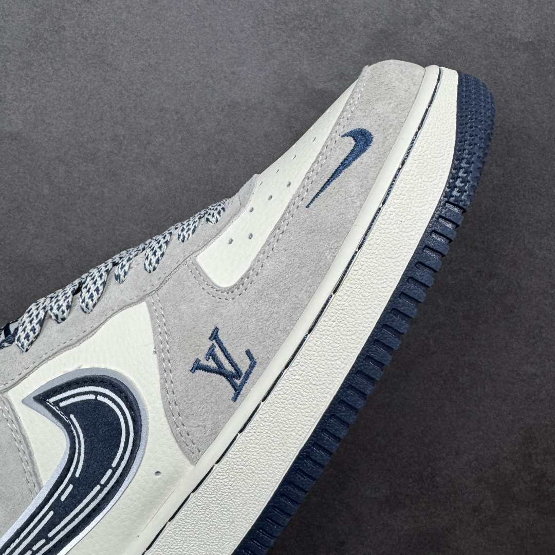 图片[5]-【定制版】Nike Air Force 1\’07 Low 联名款 灰蓝调 空军一号低帮休闲板鞋  #定制皮料 定制鞋盒 原楦原纸板 纯正空军版型 内置全掌气垫 货号：SS1979-011  尺码：36 36.5 37.5 38 38.5 39 40 40.5 41 42 42.5 43 44 44.5 45-选品中心