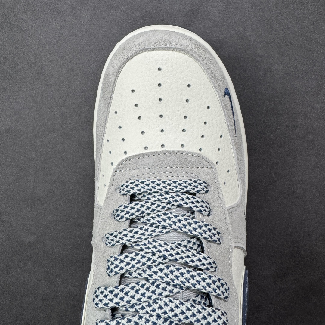 图片[8]-【定制版】Nike Air Force 1\’07 Low 联名款 灰蓝调 空军一号低帮休闲板鞋  #定制皮料 定制鞋盒 原楦原纸板 纯正空军版型 内置全掌气垫 货号：SS1979-011  尺码：36 36.5 37.5 38 38.5 39 40 40.5 41 42 42.5 43 44 44.5 45-选品中心
