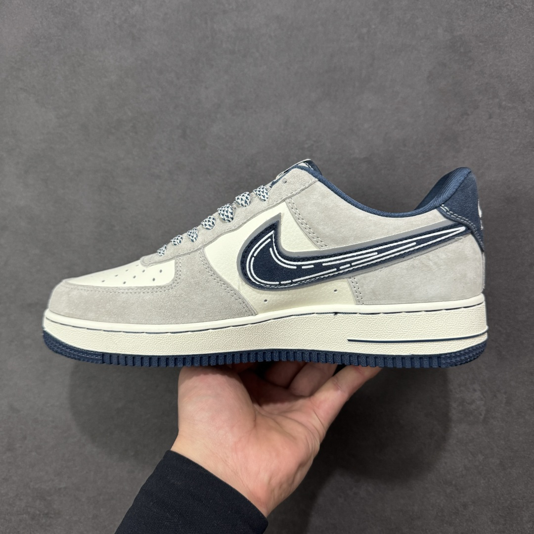 图片[2]-【定制版】Nike Air Force 1\’07 Low 联名款 灰蓝调 空军一号低帮休闲板鞋  #定制皮料 定制鞋盒 原楦原纸板 纯正空军版型 内置全掌气垫 货号：SS1979-011  尺码：36 36.5 37.5 38 38.5 39 40 40.5 41 42 42.5 43 44 44.5 45-选品中心