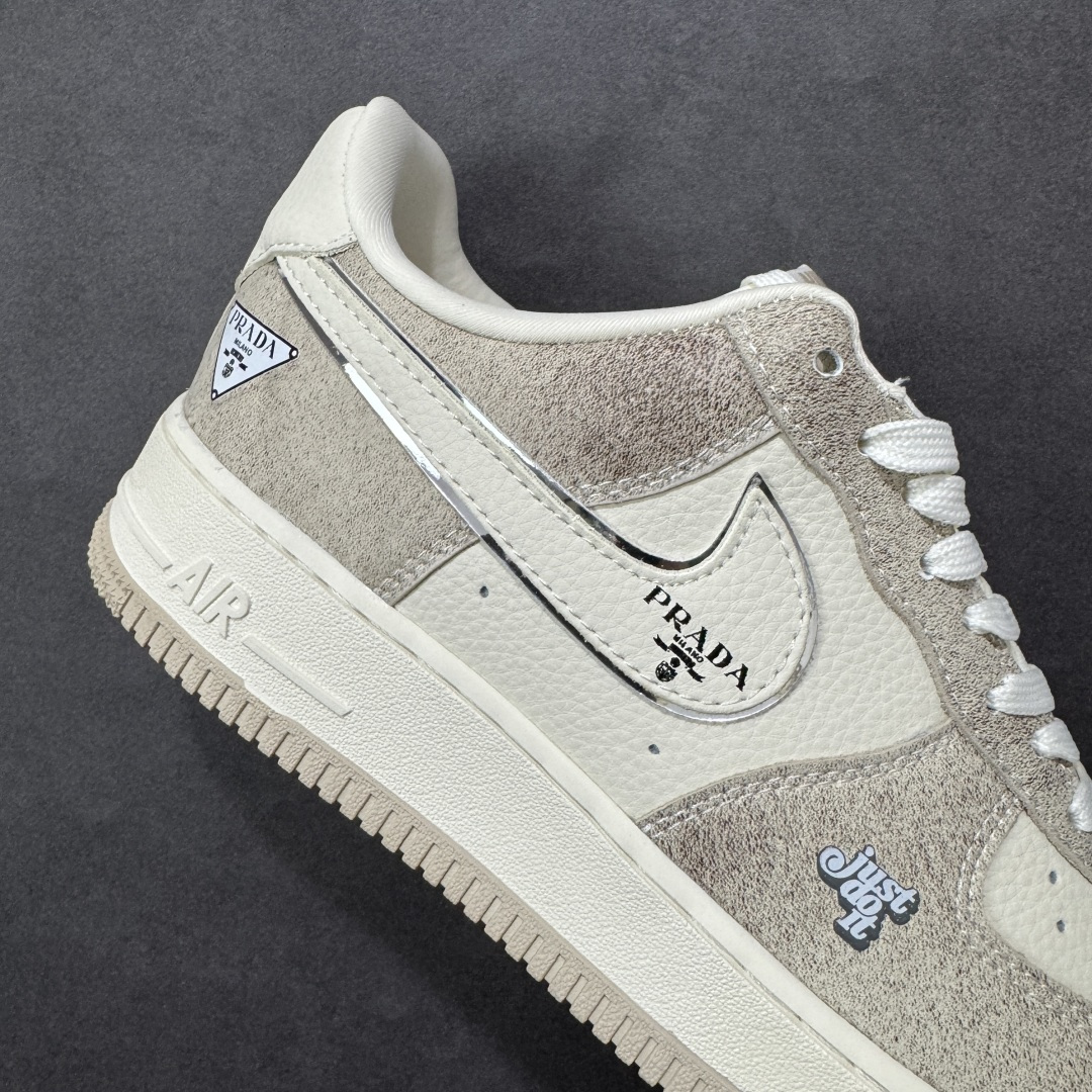 图片[6]-【定制版】Nike Air Force 1\’07 Low 联名款 奶油灰调 空军一号低帮休闲板鞋  #定制皮料 定制鞋盒 原楦原纸板 纯正空军版型 内置全掌气垫 货号：XL1979-129  尺码：36 36.5 37.5 38 38.5 39 40 40.5 41 42 42.5 43 44 44.5 45-选品中心