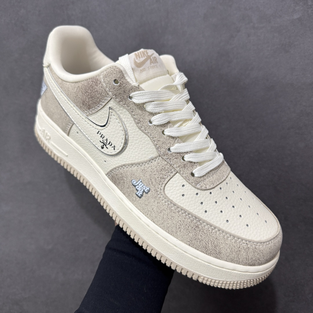 图片[3]-【定制版】Nike Air Force 1\’07 Low 联名款 奶油灰调 空军一号低帮休闲板鞋  #定制皮料 定制鞋盒 原楦原纸板 纯正空军版型 内置全掌气垫 货号：XL1979-129  尺码：36 36.5 37.5 38 38.5 39 40 40.5 41 42 42.5 43 44 44.5 45-选品中心
