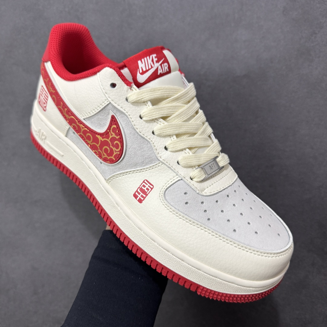 图片[3]-【定制版】Nike Air Force 1\’07 Low 马年限定 联名 空军一号低帮休闲板鞋  #原楦头原纸板 原装鞋盒 定制五金配件 内置全掌气垫 原厂鞋底 货号：HT5088-613  尺码：36 36.5 37.5 38 38.5 39 40 40.5 41 42 42.5 43 44 44.5 45-选品中心