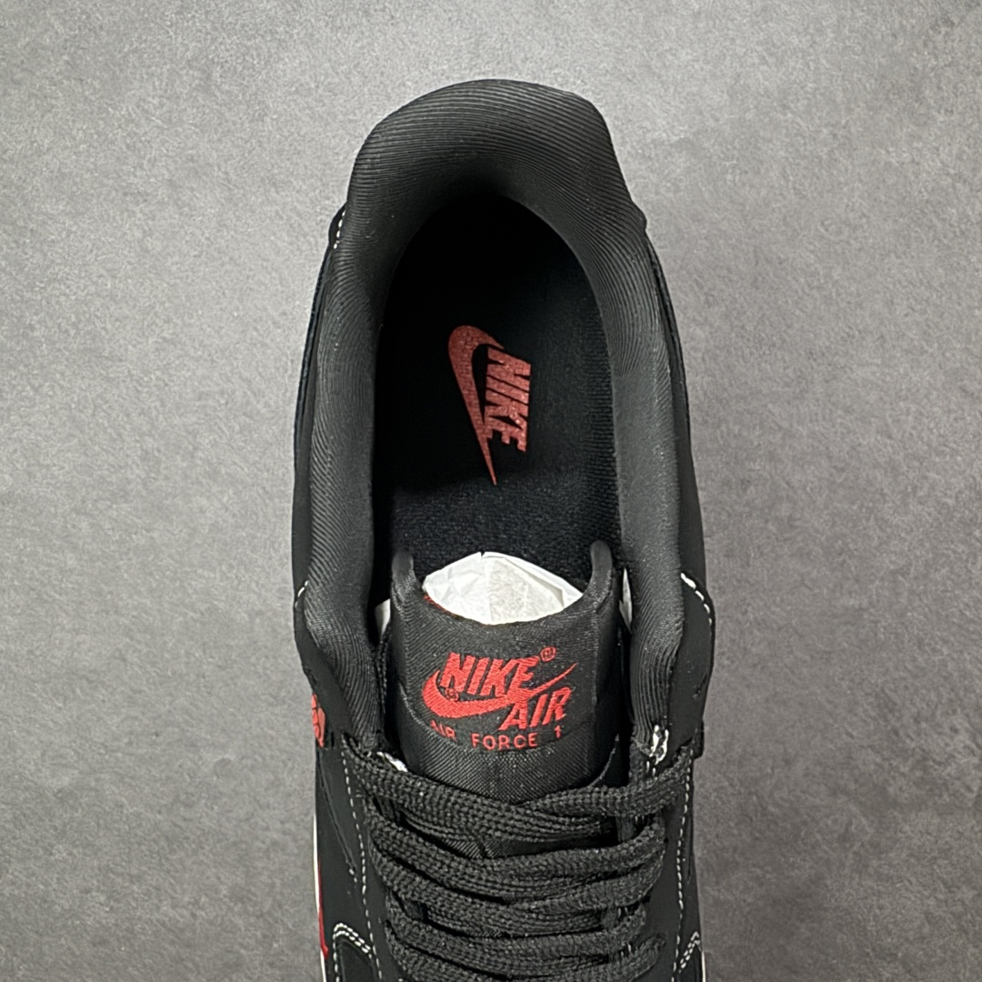 图片[7]-【定制版】Nike Air Force 1 \’07 Low “川久保玲联名——磨砂黑红爱心”空军一号 高端定制 低帮 运动鞋 休闲鞋 折边针车 工艺难度大 原楦头原纸板 原装鞋盒 定制五金配件 内置全掌气垫 原厂鞋底 货号：LD1999-007 尺码：36 36.5 37.5 38 38.5 39 40 40.5 41 42 42.5 43 44 44.5 45-选品中心
