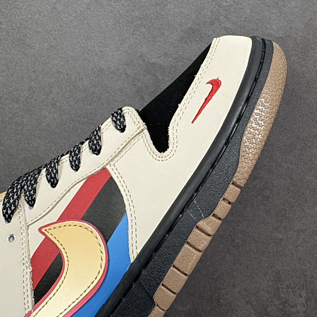 图片[5]-【定制版】Nike SB Dunk Low “Supreme联名——创意彩虹拼接” 高端定制 低帮休闲板鞋 定制鞋盒 大厂纯原品质出货 超高清洁度 皮料切割干净无任何毛边 细节完美 货号：SJ8888-008 尺码：36 36.5 37.5 38 38.5 39 40 40.5 41 42 42.5 43 44 44.5 45-选品中心