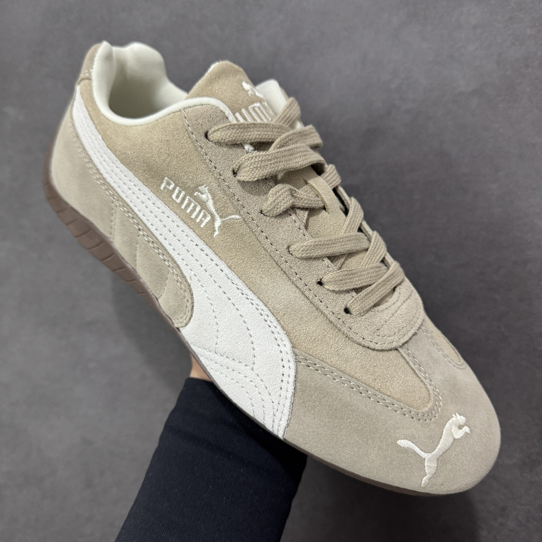 图片[3]-【公司级】Puma Speedcet OG 彪马低帮复古运动休闲赛车跑鞋 以趣味十足又前卫复古的设计引领潮流，将赛道精神融入街头时尚，开启前卫竞速之旅。融入经典配色，主打前卫复古风。鞋款的鞋侧以复古的流线造型，缀以经典Logo，巧妙吸睛；麂皮+网眼融合舒适鞋面，赋予了独特的个性美学，演绎赛车的无尽能量。 货号：403619-02 尺码：35.5-45-选品中心