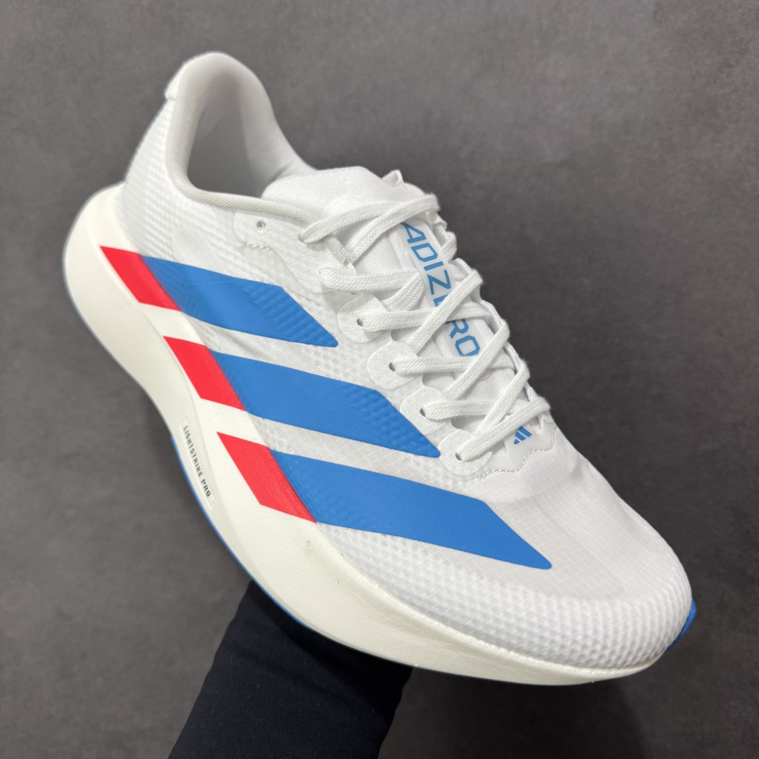 图片[3]-【公司级】Adidas Adizero Evo SL 2 阿迪超轻透气缓震跑鞋 #以令人难以置信的138克重量，刷新了跑鞋轻量化的记录，阿迪在材料科学和工艺技术上的深厚积累。 #全新鞋款采用Lightweight Upper材料，让穿着者几乎能够体验到一种\”裸足\”的感觉 货号： KJ3596 尺码：36 36.5 37 38 38.5 39 40 40.5 41 42 42.5 43 44 44.5 45 46-选品中心