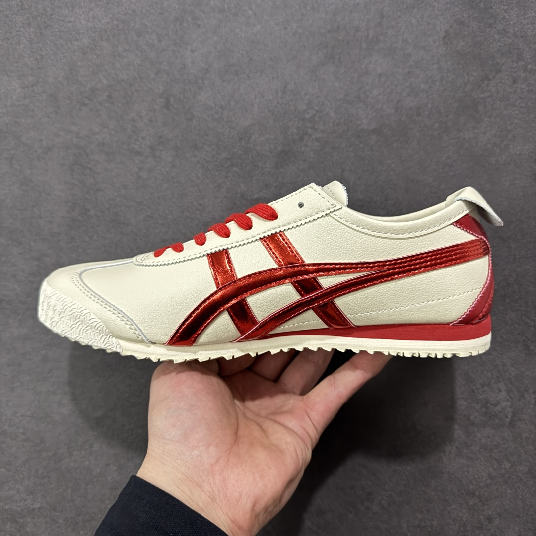 图片[2]-【公司级】Onitsuka Tiger MEXICO 66 VIN百搭单品 马年限定 板鞋 MEXICO 66是鬼冢虎旗下最经典的款式，李小龙最喜欢的一款训练鞋休闲鞋！鞋身特有的虎爪造型LOGO，辨识度非常高！更是由偶像明星李宇春等人代言，成为越来越流行的休闲鞋选择 货号：1183C522-200 尺码：36 37 38 39 40.5 41.5 42 43.5 44 45 编码：FSB220230-选品中心