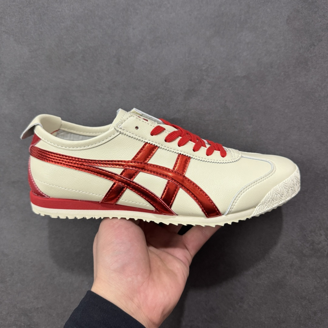 【公司级】Onitsuka Tiger MEXICO 66 VIN百搭单品 马年限定 板鞋 MEXICO 66是鬼冢虎旗下最经典的款式，李小龙最喜欢的一款训练鞋休闲鞋！鞋身特有的虎爪造型LOGO，辨识度非常高！更是由偶像明星李宇春等人代言，成为越来越流行的休闲鞋选择 货号：1183C522-200 尺码：36 37 38 39 40.5 41.5 42 43.5 44 45 编码：FSB220230-选品中心