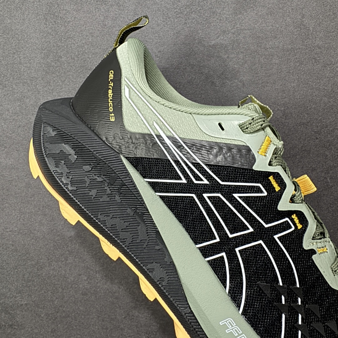 图片[6]-【公司级】Asics Gel-Trabuco 13 亚瑟士复古透气休闲鞋缓震男子耐磨跑步鞋  #鞋面采用无缝线鞋面，贴合脚型，穿着舒适；中底360°环绕式GL，提供良好的缓冲性能  尺码：36 37 37.5 38 39 39.5 40 40.5 41.5 42 42.5 43.5 44 45 货号：1011B973-002-选品中心