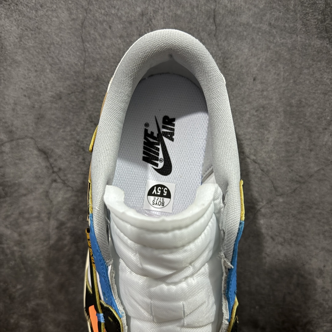 图片[8]-【原厂版】Off White x Union x Air Jordan 1 x Travis Scott AJ1 x TS联名倒钩低帮 XZ6868-006 超级强悍品质 可对比市场各大纯原版本 专业aj大厂出品 对细节的把控毋庸置疑 材料也是用最接近原鞋的头层皮料 所有地方都没有做到减配 原厂鞋楦打造完美鞋型 整体鞋型以及后跟做的弧度做的非常好 鞋带为原厂打蜡鞋带 粗细程度同步原鞋 裁片清洁度到位 无明显瑕疵毛边 免修产品 正确针车 该重针 该有尖角的地方都有做到 鞋价格非常香 转手可闭眼卖高价 到手各位就知道货有多好 绝对秒杀一切同价格货品 尺码：40-47.5-选品中心