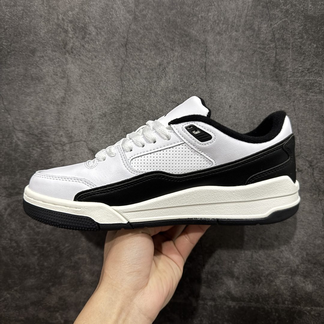 图片[2]-【纯原版】Air Jordan Retro Flight Court SP低帮 AJ低邦 乔丹篮球鞋系列 目前市场最正确版本 头层翻毛＋头层皮 区别市场通货 正确针织鞋码效果 版型完美 正确私模大底 鞋款整体以翻毛皮打造，搭配侧身头层皮面框架，鞋舌及后跟Jumpman Logo分别采用刺绣点缀，后跟侧身Flighth字样也辅以刺绣呈现，秉承轻量化的速度型篮球鞋设计思想完成设计，降低重量的同时提升舒适度，中底延续前作使用了分离式后掌可视化Air Soleb气垫。鞋带孔和后跟鞋提以籃网为造型灵感，将篮球运动巧妙融入到鞋款的设计之中，使鞋身整体富有流动性、节奏感和优雅气质。 货号：HF3255-112 尺码：36 36.5 37.5 38 38.5 39 40 40.5 41 42 42.5 43 44 44.5 45-选品中心