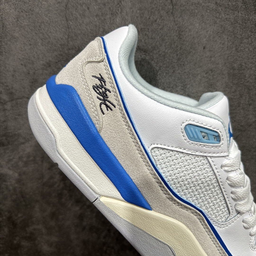 图片[7]-【纯原版】Air Jordan Retro Flight Court SP低帮 AJ低邦 乔丹篮球鞋系列 目前市场最正确版本 头层翻毛＋头层皮 区别市场通货 正确针织鞋码效果 版型完美 正确私模大底 鞋款整体以翻毛皮打造，搭配侧身头层皮面框架，鞋舌及后跟Jumpman Logo分别采用刺绣点缀，后跟侧身Flighth字样也辅以刺绣呈现，秉承轻量化的速度型篮球鞋设计思想完成设计，降低重量的同时提升舒适度，中底延续前作使用了分离式后掌可视化Air Soleb气垫。鞋带孔和后跟鞋提以籃网为造型灵感，将篮球运动巧妙融入到鞋款的设计之中，使鞋身整体富有流动性、节奏感和优雅气质。 货号：HF3255-104 尺码：36 36.5 37.5 38 38.5 39 40 40.5 41 42 42.5 43 44 44.5 45-选品中心