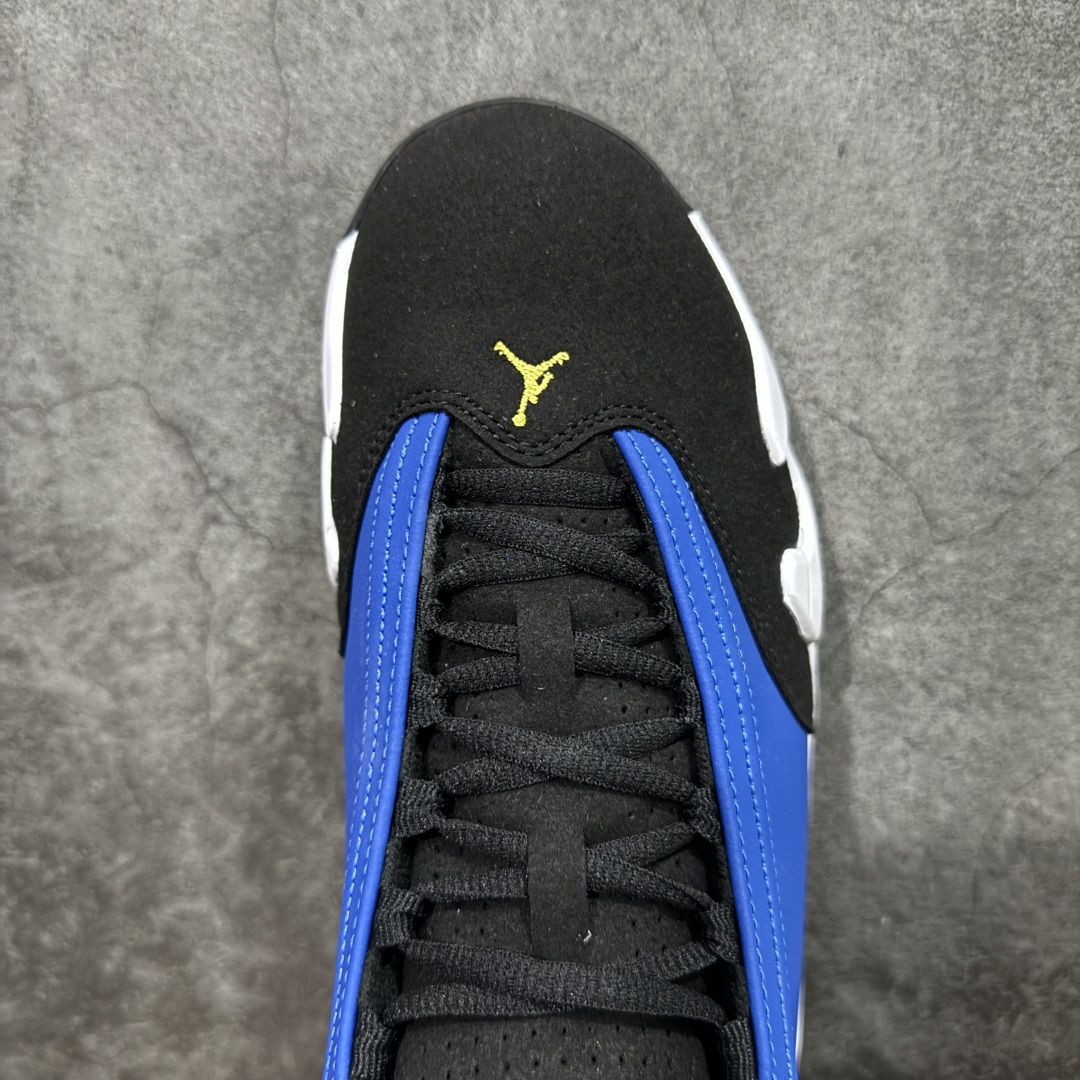 Air Jordan AJ14 新版兰尼 白黑蓝-407外贸特供批次 原楦原档案数据开模打造 原厂中底拉