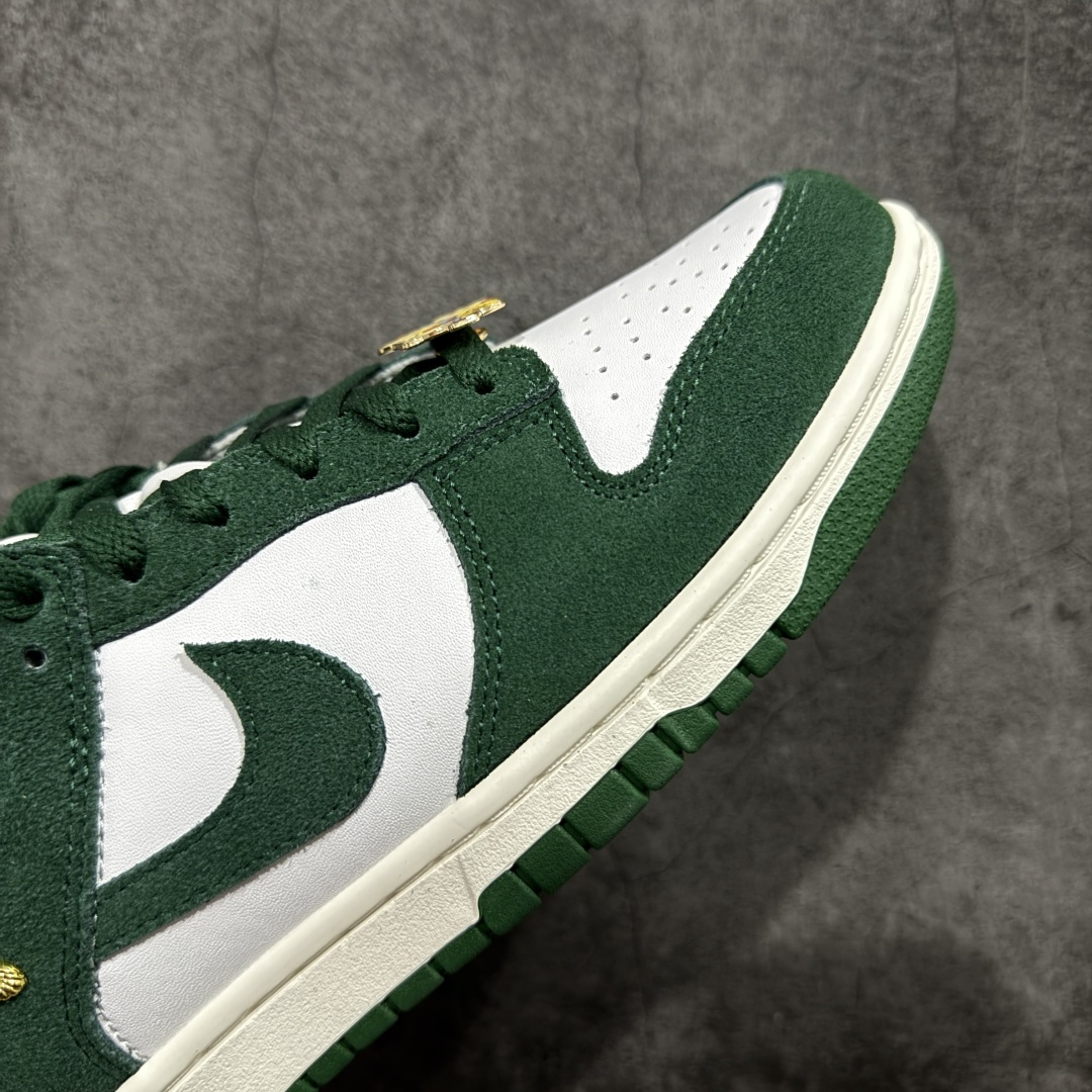 图片[6]-【CS纯原版】DUNK 官方新版双勾 马年限定🔥金勾白绿 马上发财❗️马上有钱❗️ 纯原大厂出品 顶级版本👏 原装头层材料 独家版型蒸餾加工 帶來的是更好的视觉和脚感体验 大厂纯原品质出货 清洁度 电绣工艺 皮料切割干净无任何毛边 细节完美 货号：IB4417-100 尺码：36 36.5 37.5 38 38.5 39 40 40.5 41 42 42.5 43 44 44.5 45 46-选品中心