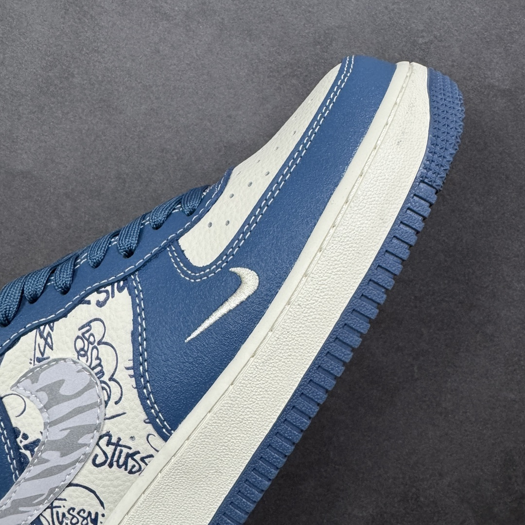 图片[5]-【定制版】Nike Air Force 1\’07 Low 斯图西联名款 空军一号低帮休闲板鞋  #定制皮料 定制鞋盒 原楦原纸板 纯正空军版型 内置全掌气垫 货号：XL1979-132  尺码：36 36.5 37.5 38 38.5 39 40 40.5 41 42 42.5 43 44 44.5 45-选品中心