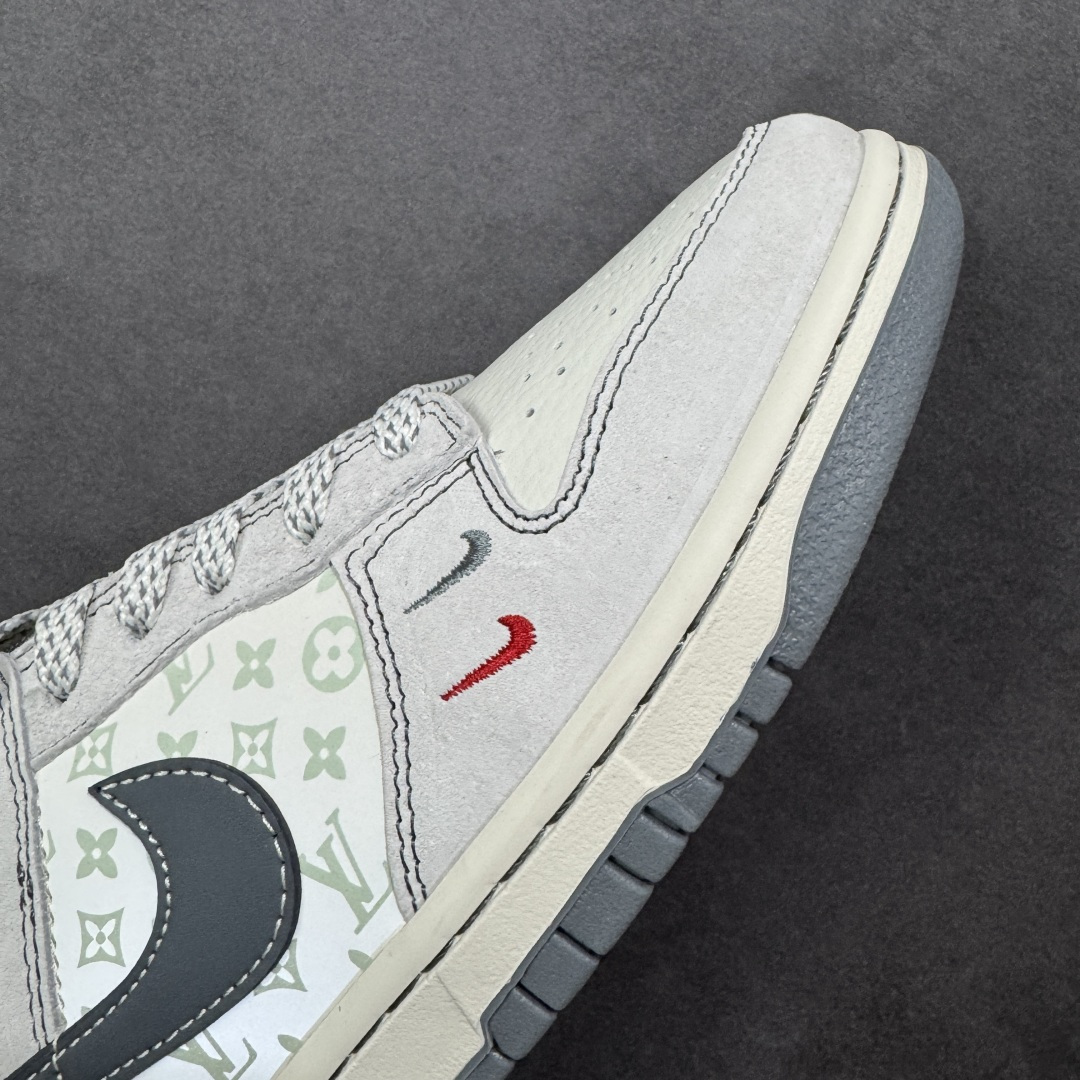 图片[5]-【定制版】Nike SB Dunk Low LV联名款 高端定制 低帮休闲板鞋  #定制鞋盒 大厂纯原品质出货 超高清洁度 皮料切割干净无任何毛边 细节完美 货号：YX5066-391  尺码：36 36.5 37.5 38 38.5 39 40 40.5 41 42 42.5 43 44 44.5 45-选品中心