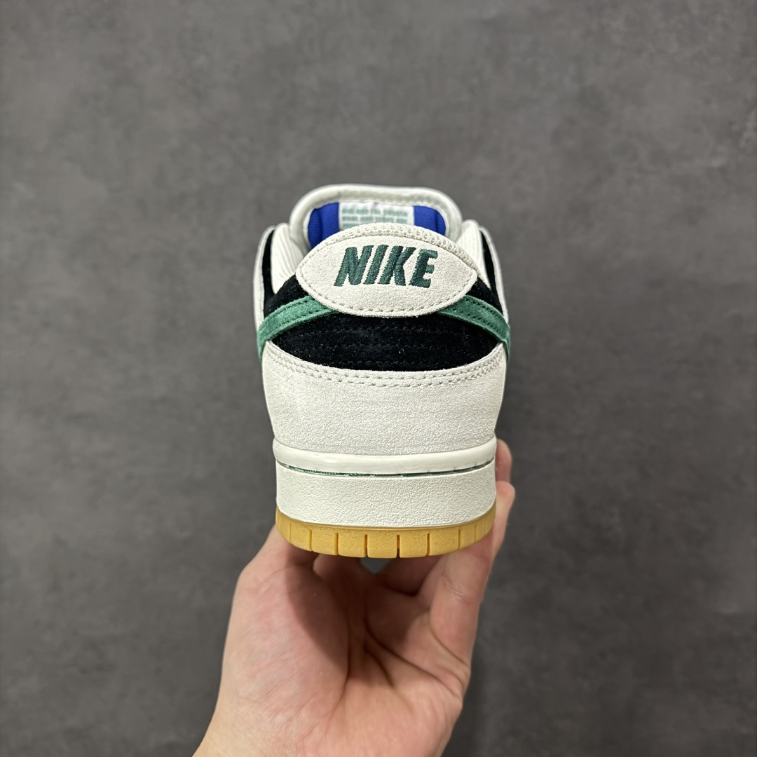 图片[4]-【YC纯原】Nike SB Dunk Low 麂皮灰绿生胶 SB低帮休闲板鞋 HF3704-001  #大厂纯原品质出货 清洁度 电绣工艺 皮料切割干净无任何毛边 细节完美  尺码：40 40.5 41 42 42.5 43 44 44.5 45 46 编码：HXSB310320-选品中心